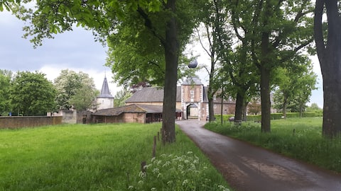 Genieten in kasteelhoeve in Zuid Limburg.