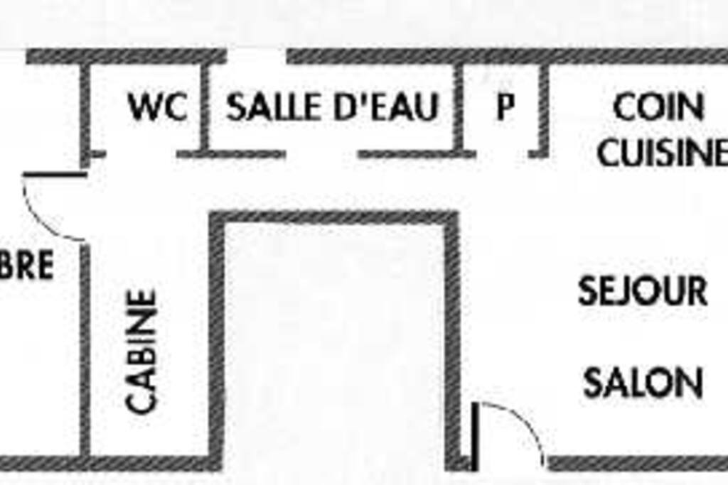 Plan du gîte Les Bruyeres