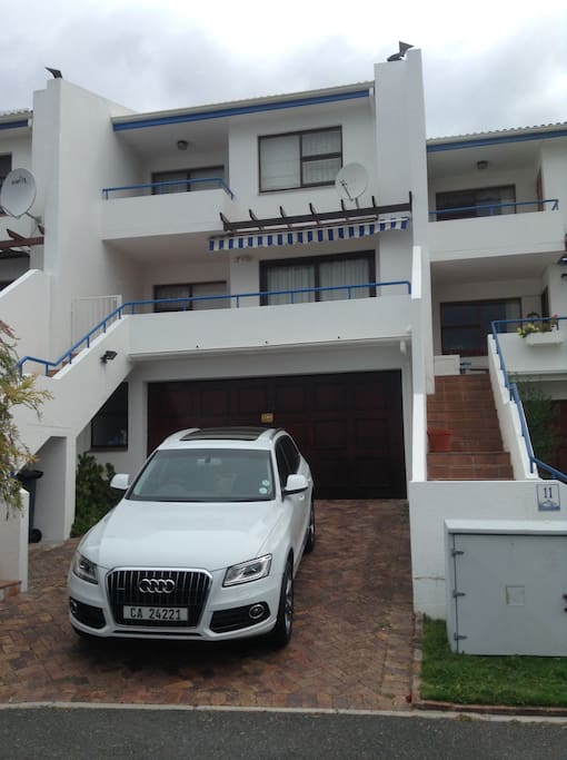Secure townhouse with lovely views from both levels