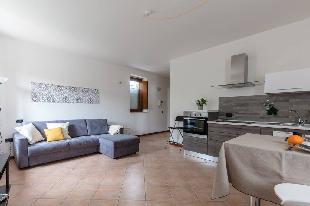 Living and kitchen
