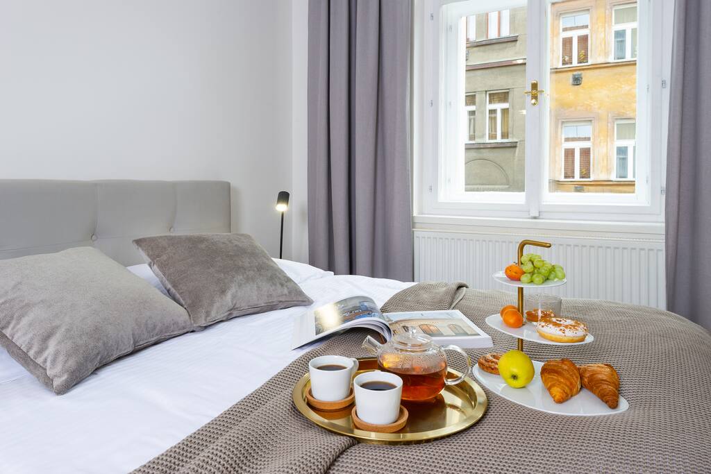 Deluxe spacious apartment with king size bed and sofa