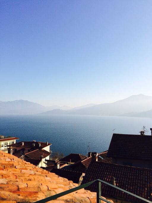 Early summer view from the roof terrace