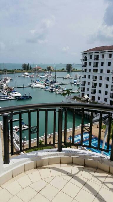 View from the balcony at 6th floor