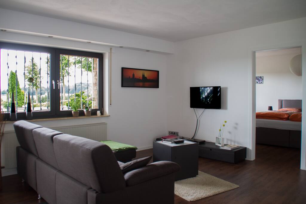 Wohnbereich mit TV