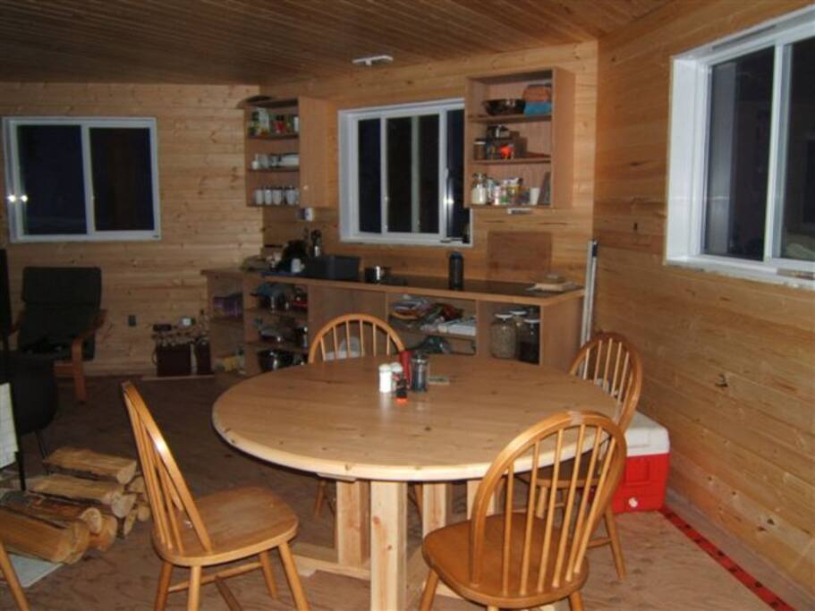 Warm wood throughout