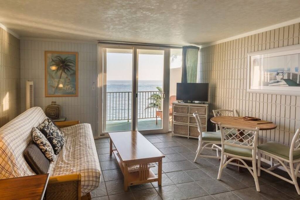 Views of the ocean from anywhere in the living area