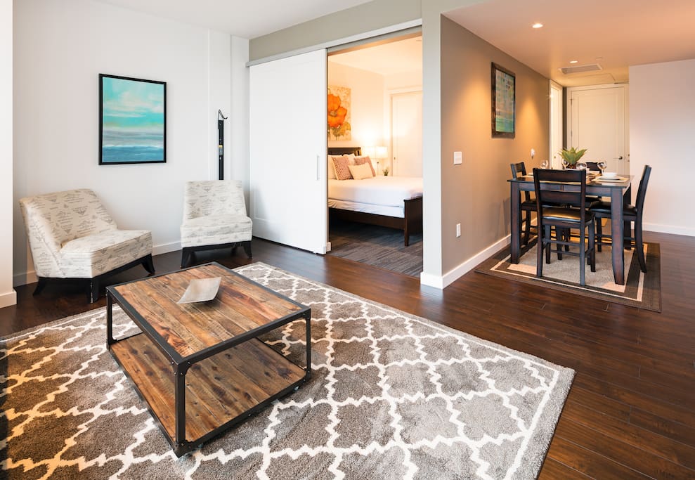 Living Area at Park Avenue West by Stay Alfred