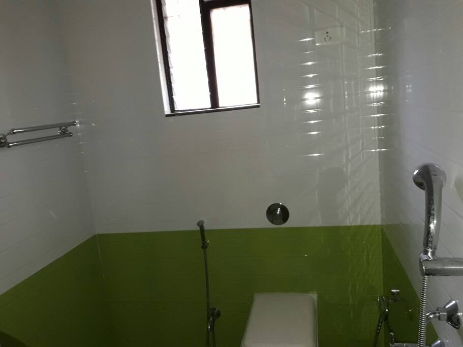 Spacious toilet