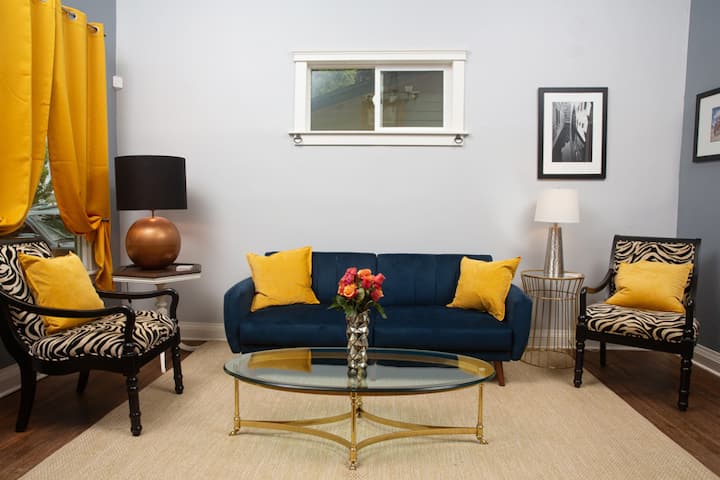 غرفة المعيشة.