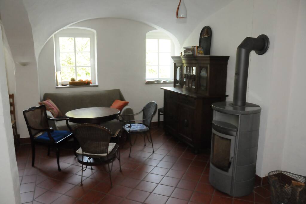 Aufenthaltsraum im Stallhaus