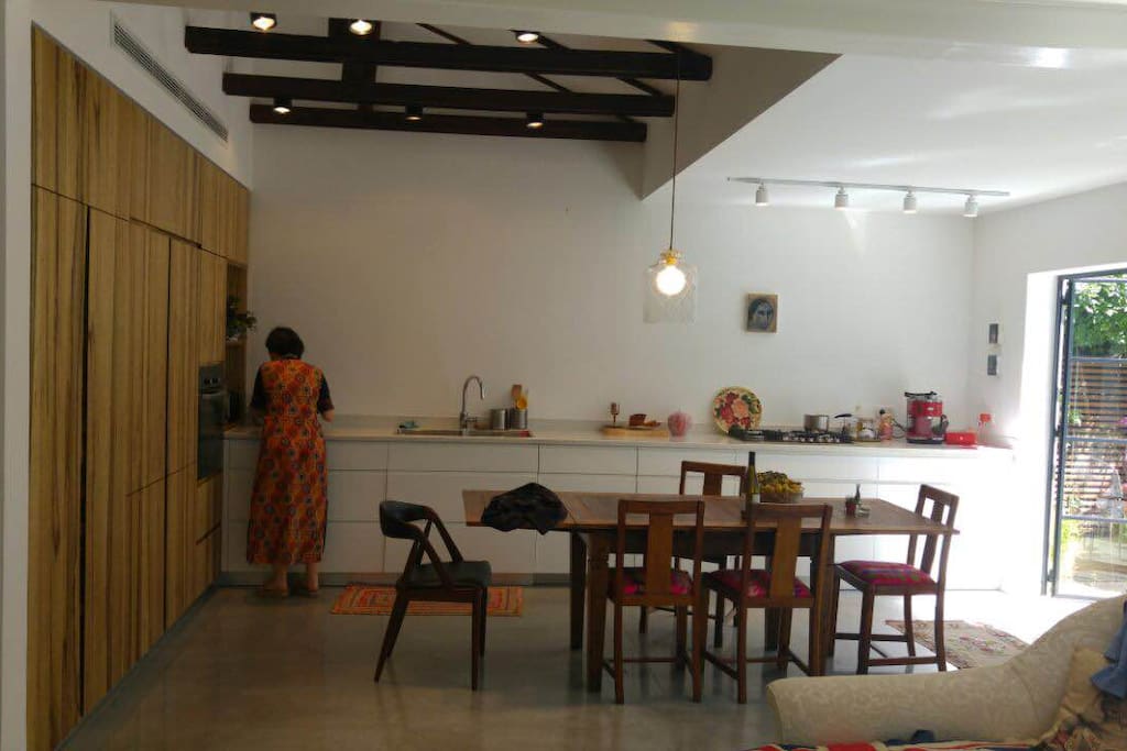 view of the kitchen