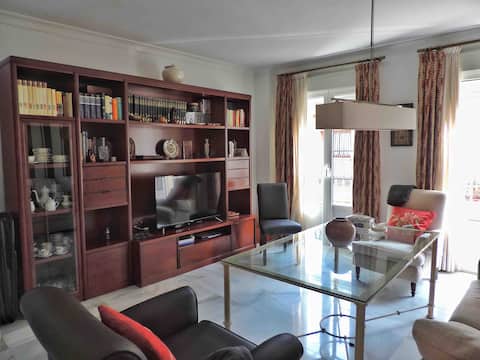 Duplex, terrace, 10 min car downtown Seville