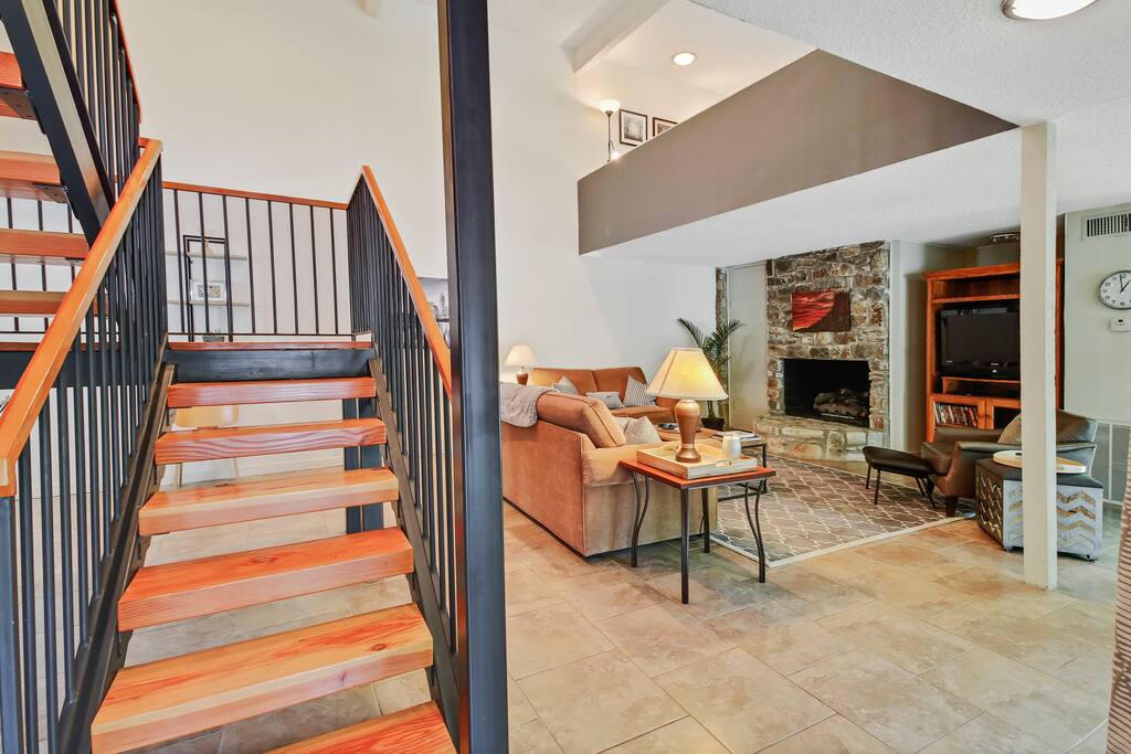 Front entry into the living room
