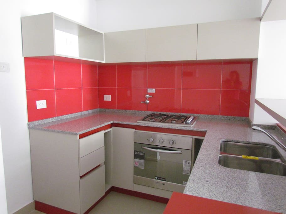Cocina cómoda y equipada