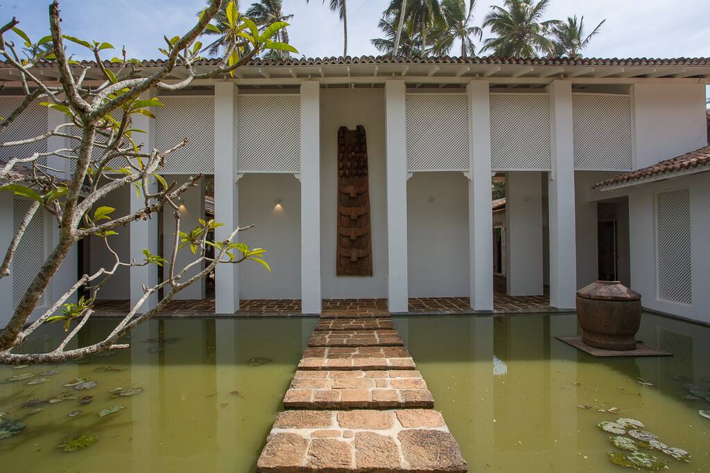 Entrance to the villa
