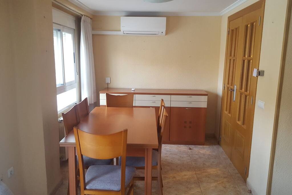 Comedor unido al salón