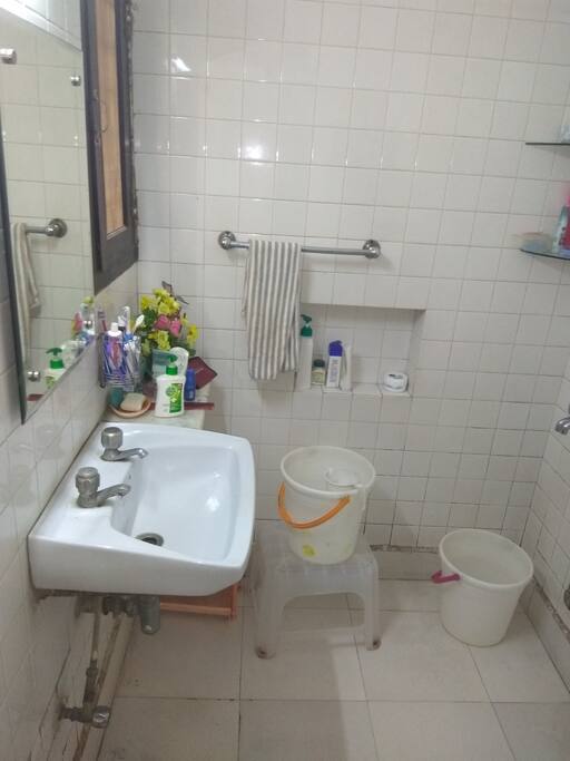 Toilet attached