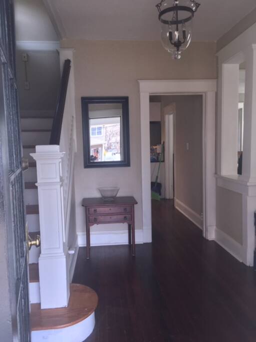 Charming foyer welcomes you