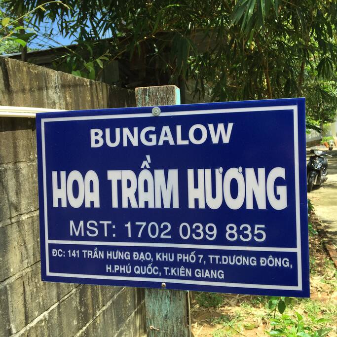 THE NAME OF BUNGALOW: HOA TRAM HUONG