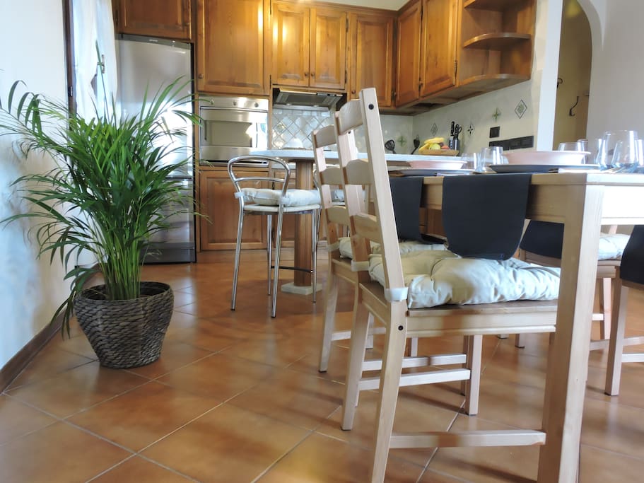 La sala da pranzo