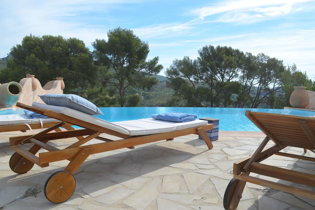 terrasse sur piscine