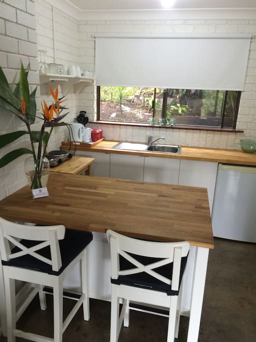 Kitchen and dinning area