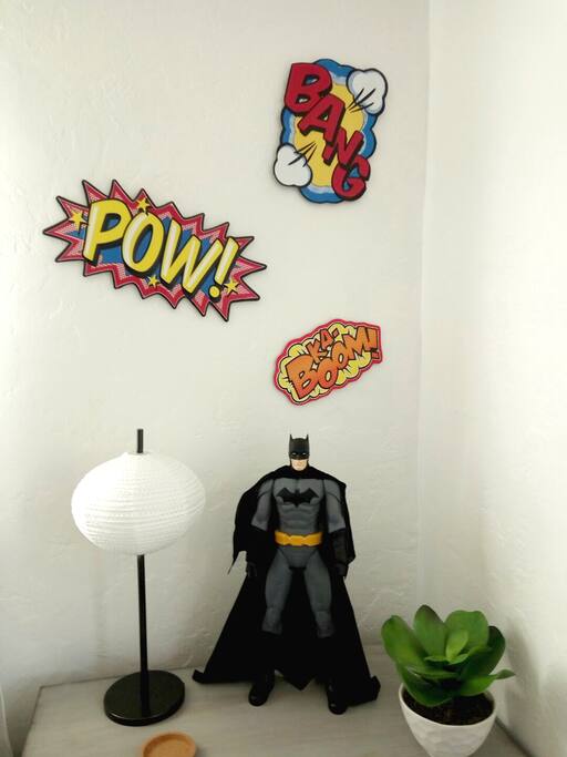 Pow! Bang! Boom! We really wanted you to get a kick out of staying here.