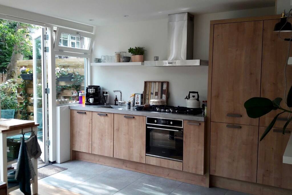 New kitchen facing the garden