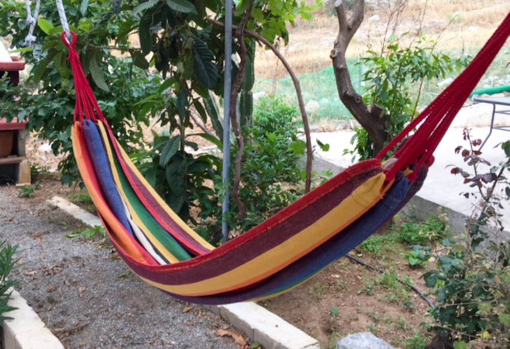 Enjoy the hammock in the garden