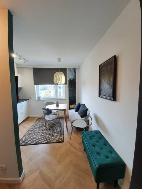 Top performing Airbnb: Comfortable apartment in relaxing colors. in Tarnogaj