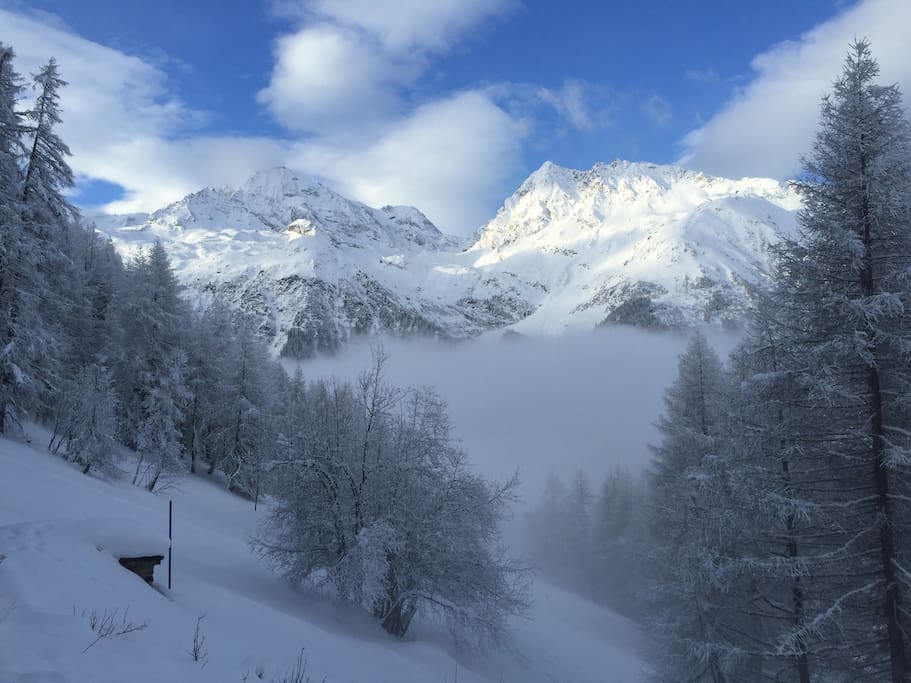 vue mont pourri depuis le salon