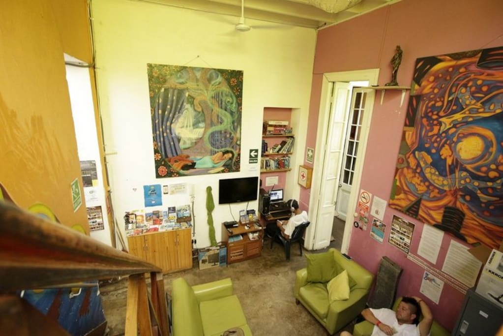 Sala de TV e internet