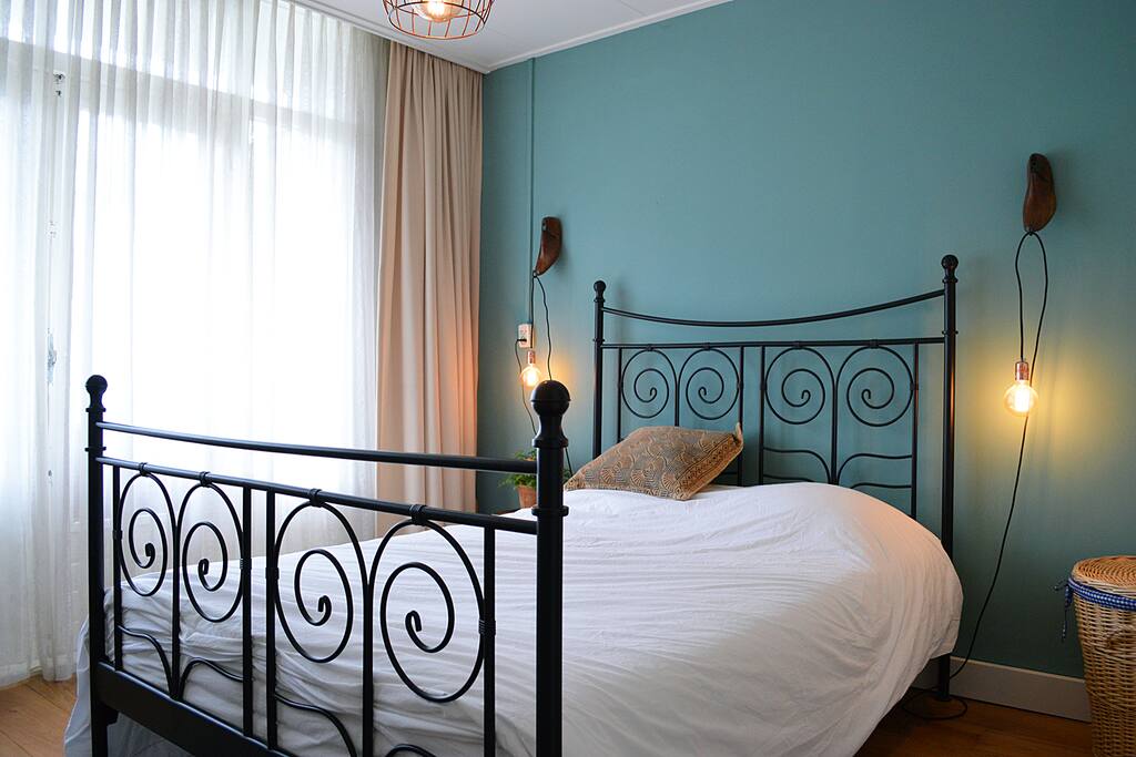 The master bedroom with a comfortable bed for a good night rest