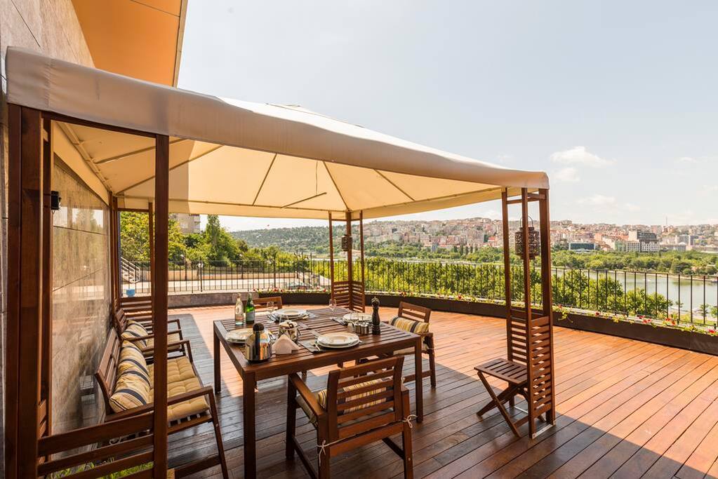 Enjoy room service at your terrace..