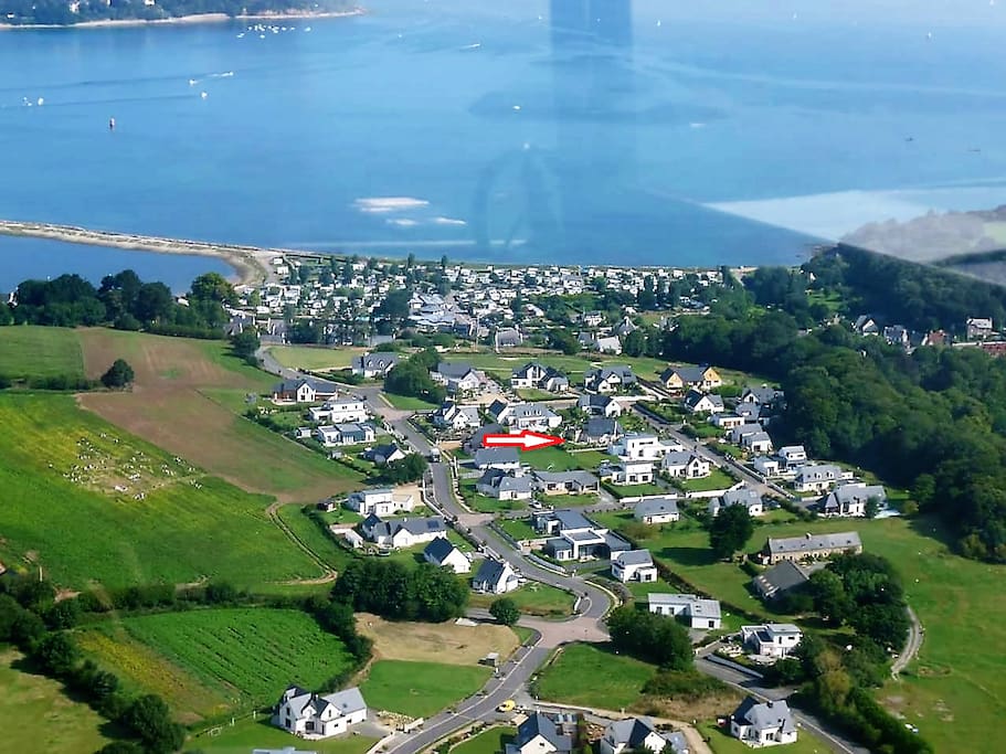 Vue aérienne de notre quartier