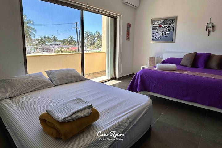 Bedroom 2, with option to place double inflatable mattress. 