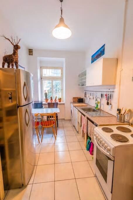 Feel free to use the kitchen