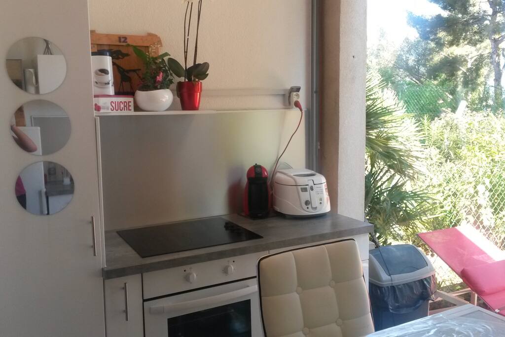 vrai cuisine dans un studio !