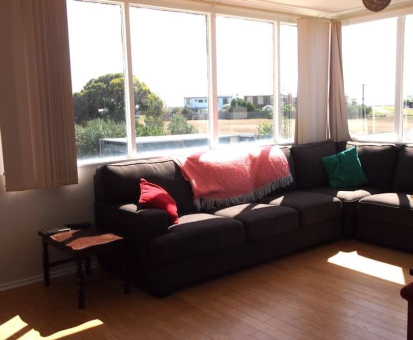 Views to the beach, the park and farm land