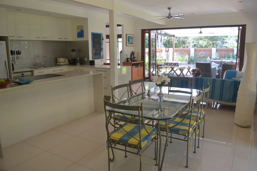 Living, Dining and Kitchen Area