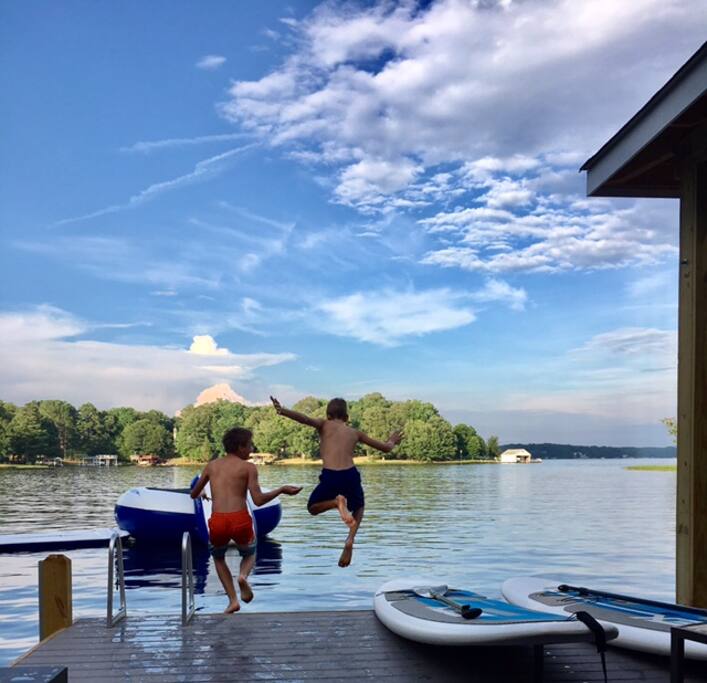 Fun times off the dock