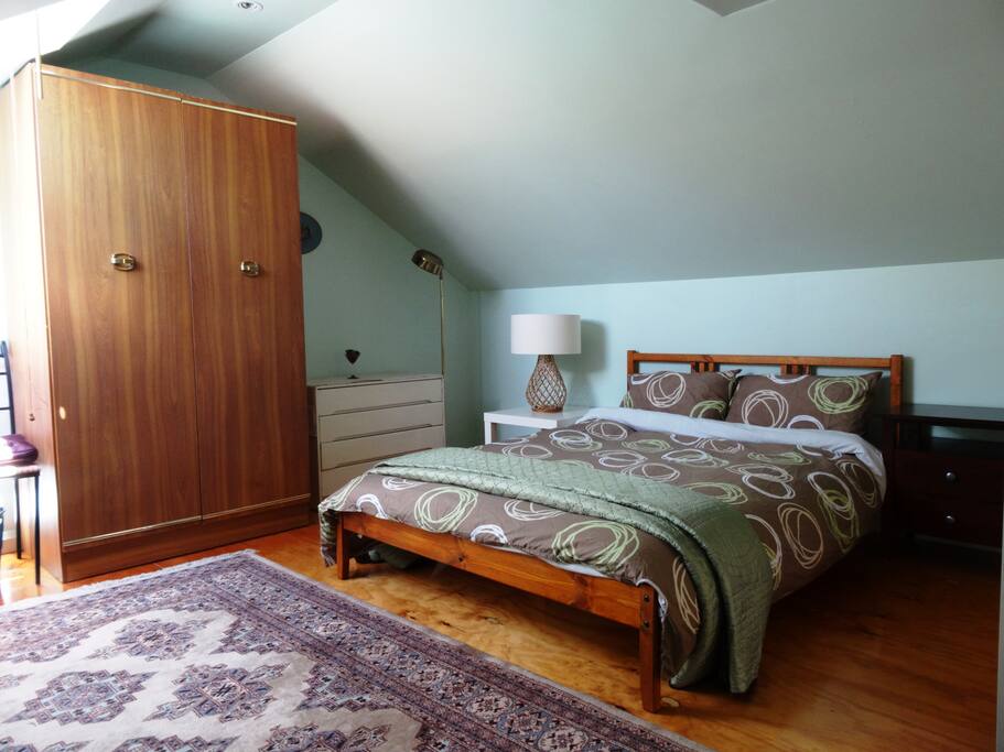 In the room there is a wardrobe, a few chests and also large storage area , you can set you " camp" for any time needed