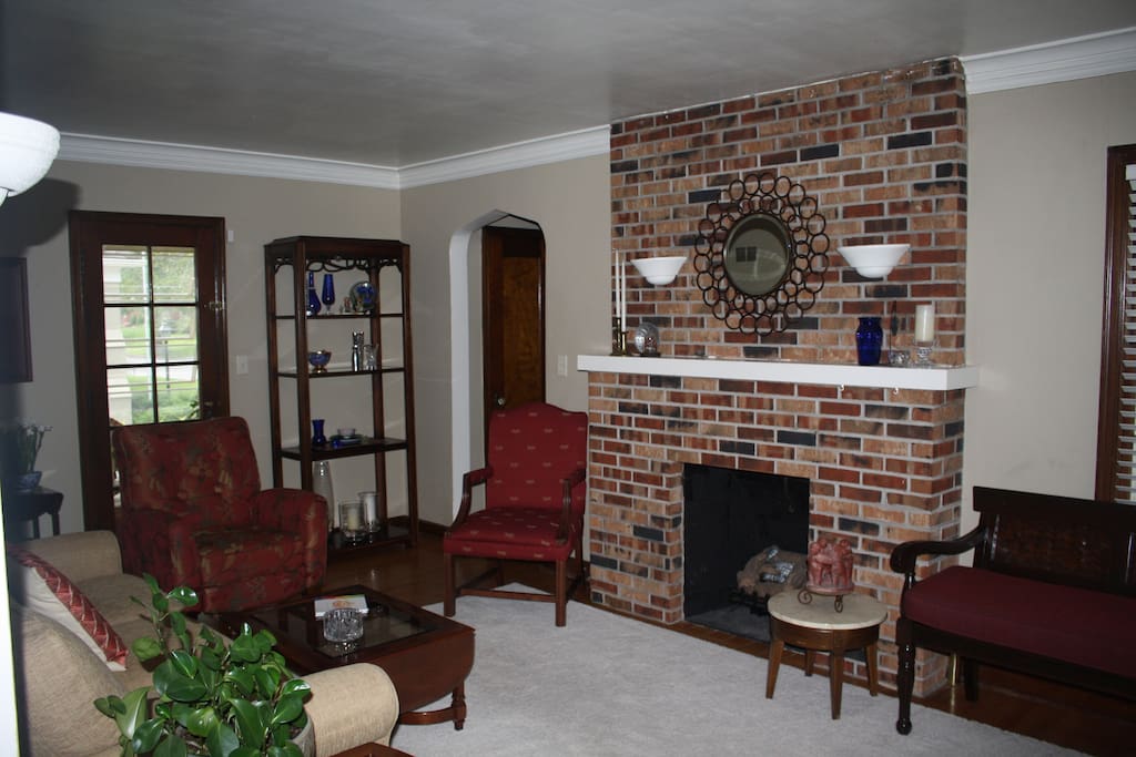 Living area with TV
