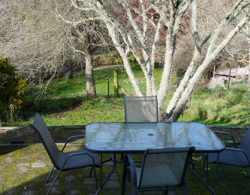 Patio Overlooking the Orinoco Stream