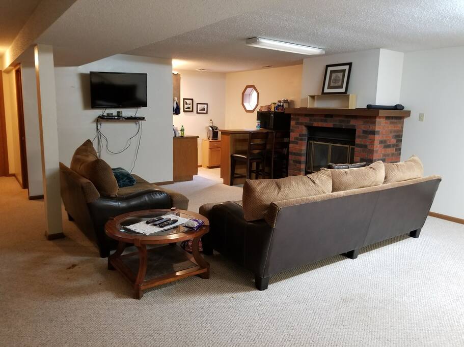 Basement private living space