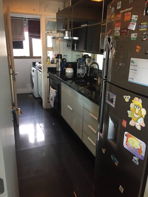 Kitchen and laundry!