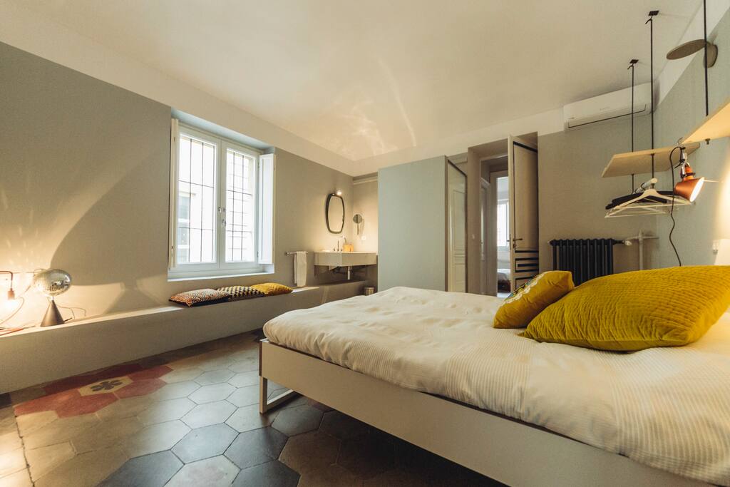 Bedroom 1 with private en suite bathroom