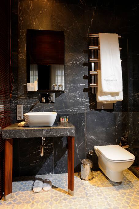 Marble bathroom