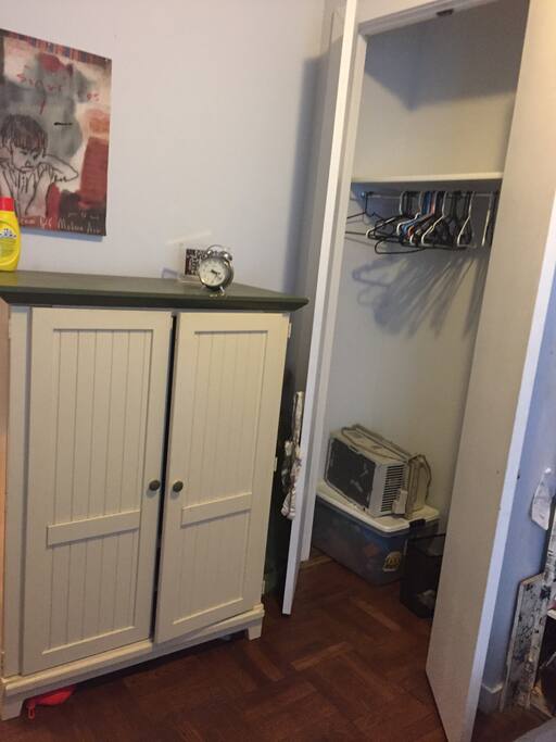 Closet and dresser space available