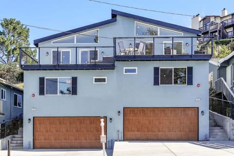 Modern 8 BR Duplex (2 units) w/ Ocean Views!